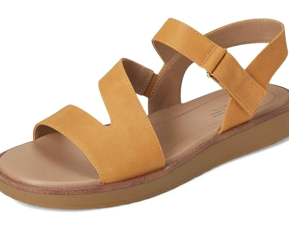 LifeStride Waverly Sandals Inca Gold Faux Leather Sale