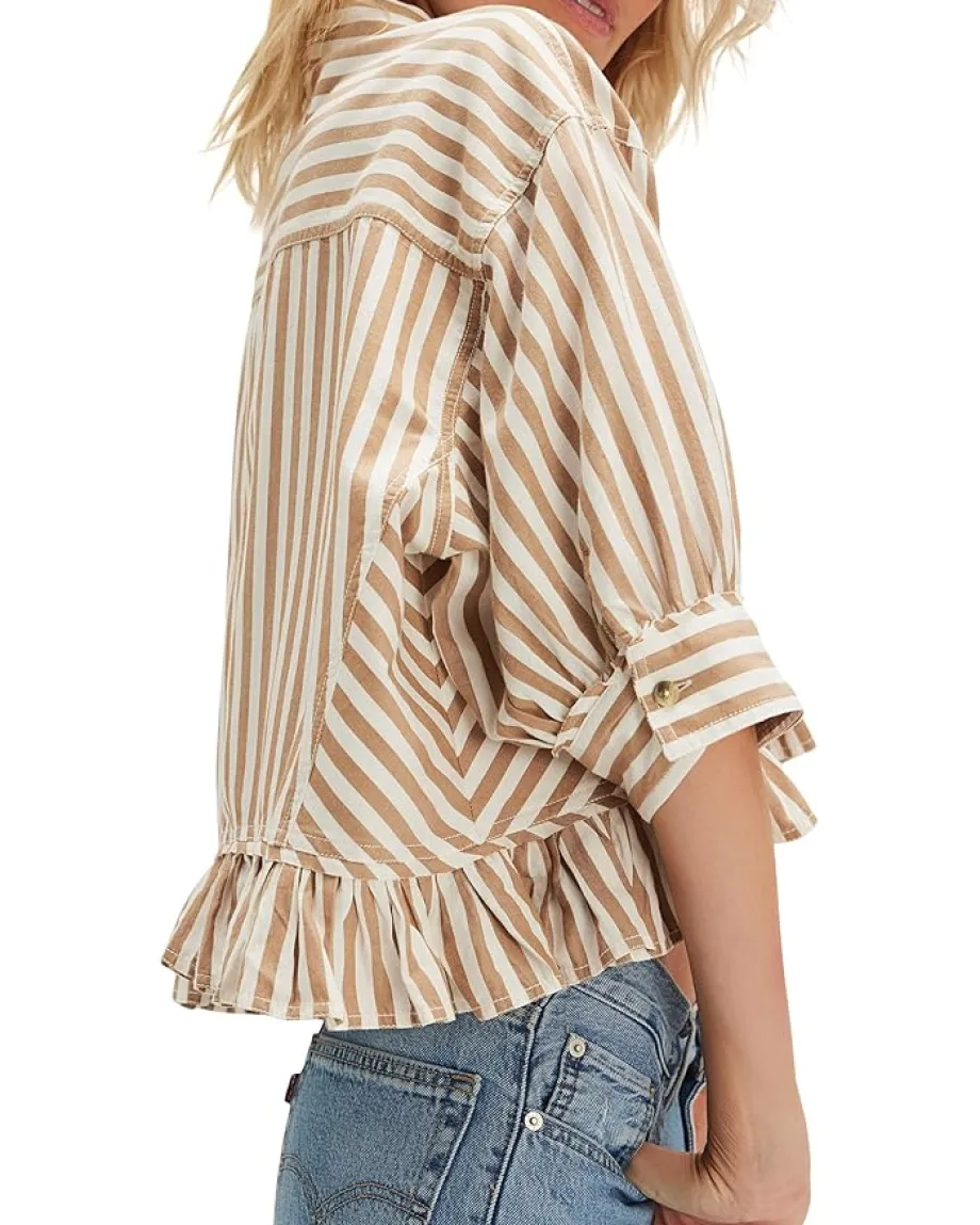 Women Free People We The Free Bailey Stripe Shirt