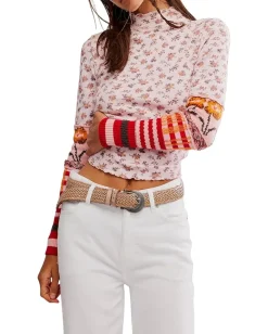 Free People We The Free Bold Bowery Cuff Cherry Blossom Combo Sale