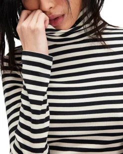 Women Free People We The Free Good Good Stripe Turtleneck