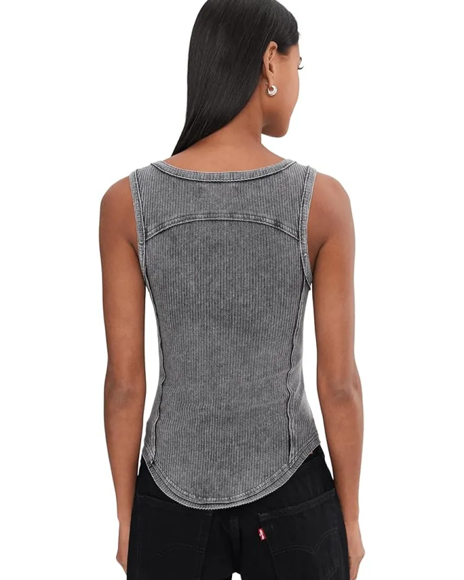 Free People We The Free Jamie Tank Black