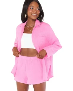 Women Show Me Your Mumu Weekday Button-Up