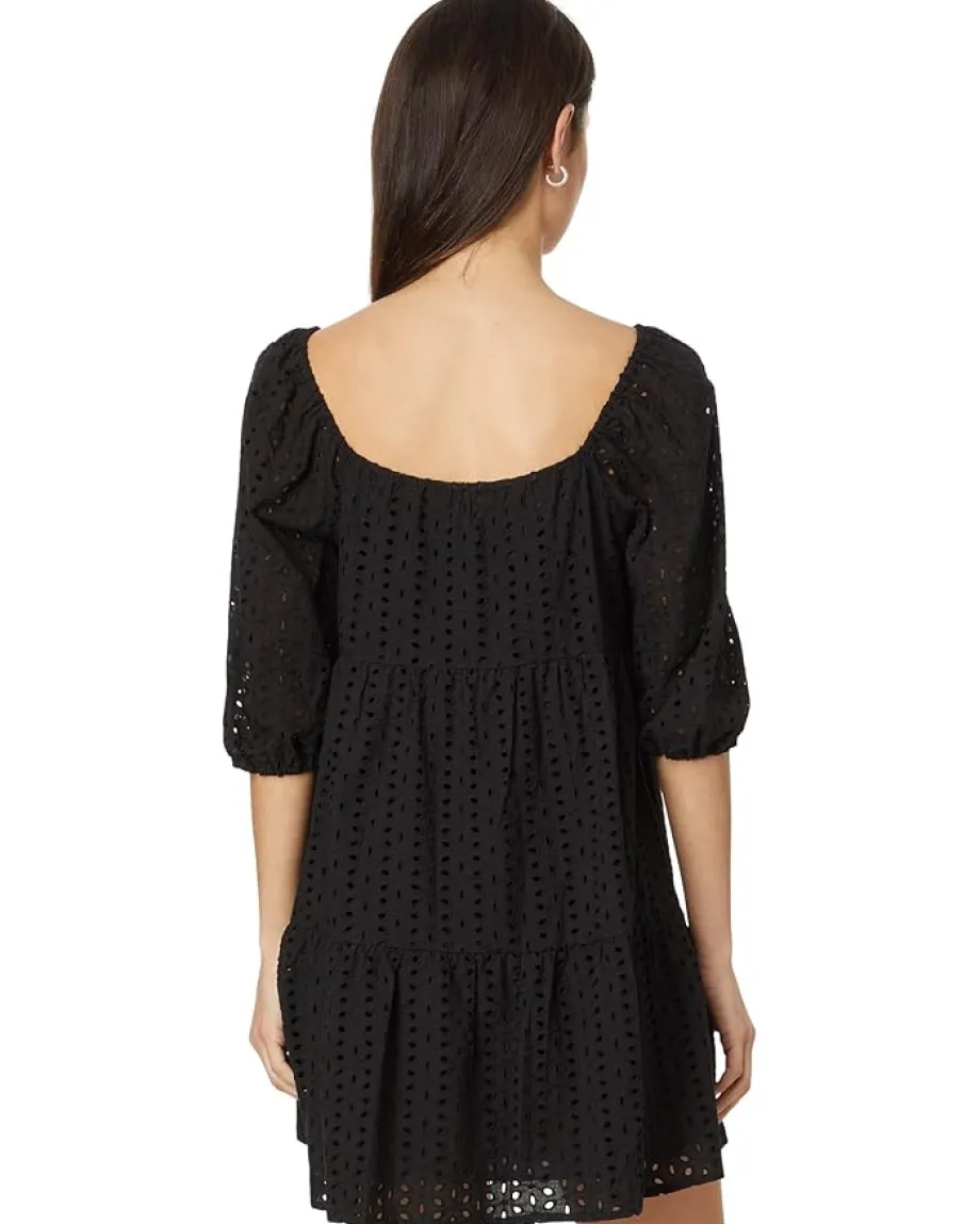 Sanctuary Weekender Babydoll Mini Dress Black Best