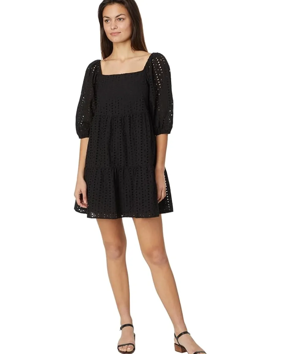 Sanctuary Weekender Babydoll Mini Dress Black Best