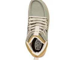 Hey Dude Wendy Peak Apres Coated Twill Olive Discount