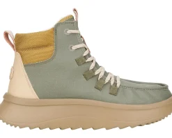 Hey Dude Wendy Peak Apres Coated Twill Olive Discount