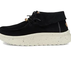 Women Hey Dude Wendy Peak Suede Fold Boot