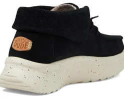 Women Hey Dude Wendy Peak Suede Fold Boot