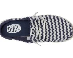 Women Hey Dude Wendy Slip Terry Stripe
