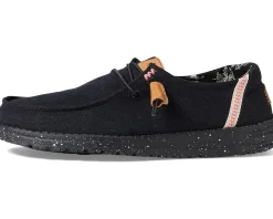 Women Hey Dude Wendy Washed Canvas Slip-On Casual Shoes