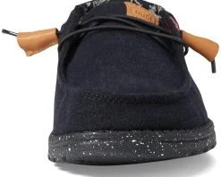 Women Hey Dude Wendy Washed Canvas Slip-On Casual Shoes