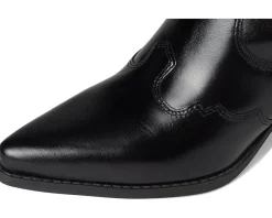 Sam Edelman West Black Leather Hot
