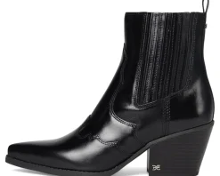 Sam Edelman West Black Leather Hot
