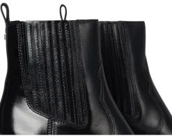 Sam Edelman West Black Leather Hot