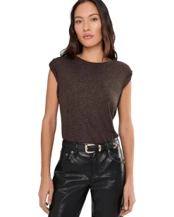 AllSaints West Shimmer Tank Torte Brown