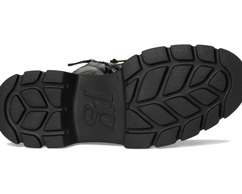 Paul Green Wicked Boot Black Crinkled Patent Hot