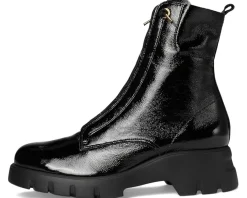 Paul Green Wicked Boot Black Crinkled Patent Hot