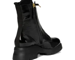 Paul Green Wicked Boot Black Crinkled Patent Hot