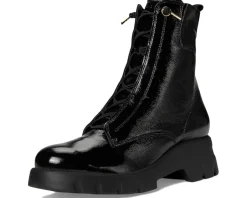 Paul Green Wicked Boot Black Crinkled Patent Hot