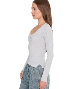 Free People Wide Awake Layering Heather Gray Best