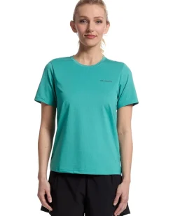 Columbia Wild Springs™ Short Sleeve Teal New