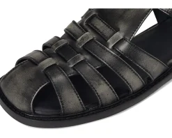 Free People Willow Fisherman Black Leather Clearance