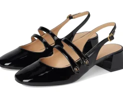 Women COACH Winley Patent Leather Slingback Mary Jane