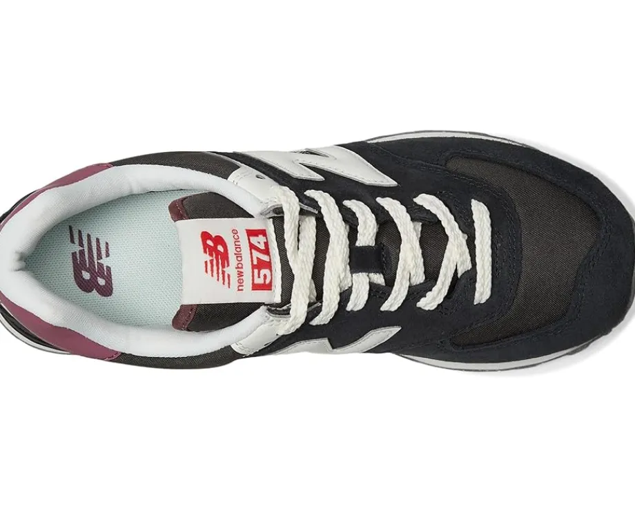 New Balance Classics WL574 Black/White 1