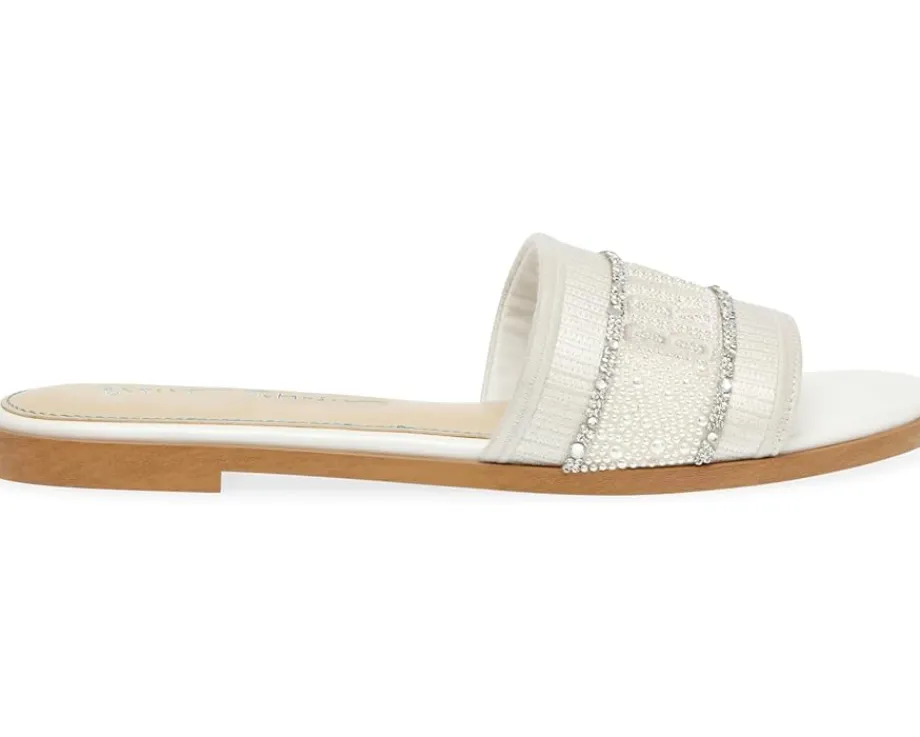 Women Blue by Betsey Johnson Women's Tru Slide Sandals