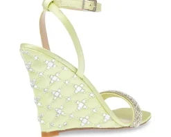 Blue by Betsey Johnson Women's Simon Wedge Sandals