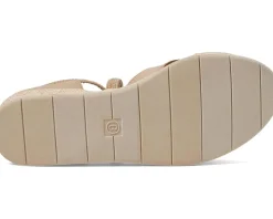 Women Bzees Women's Bali Sand Strappy Wedge Sandals