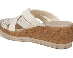 Women Bzees Women's Reign Wedge Sandals