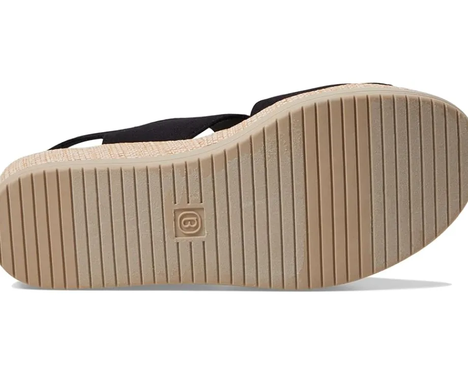 Women Bzees Women's Reveal Ankle Strap Wedge Sandals