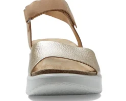 Women ECCO Women's Flowt Wedge Cork Sandal