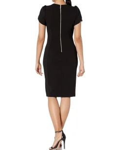 Calvin Klein Women's Essential Sleeveless Sheath Black 3 Best