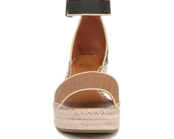 Franco Sarto Women's Clemens Raffia Espadrille Wedge Heel Sandals Discount