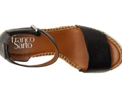 Women Franco Sarto Women's Clemens Raffia Espadrille Wedge Heel Sandals