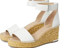 Franco Sarto Women's Clemens Raffia Espadrille Wedge Heel Sandals New