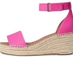 Women Franco Sarto Women's Clemens Raffia Espadrille Wedge Heel Sandals