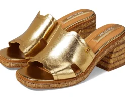 Franco Sarto Women's Florence Fashion Slide Heeled Sandals Clearance