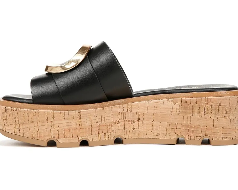 Franco Sarto Women's Hoda Cork Platform Slide Sandals Discount
