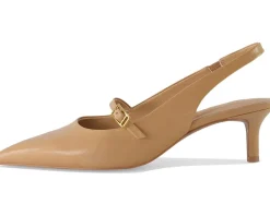 Franco Sarto Women's Khloe Pointed Toe Slingback Kitten Heel Hot