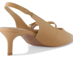 Franco Sarto Women's Khloe Pointed Toe Slingback Kitten Heel Hot