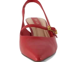 Franco Sarto Women's Khloe Pointed Toe Slingback Kitten Heel