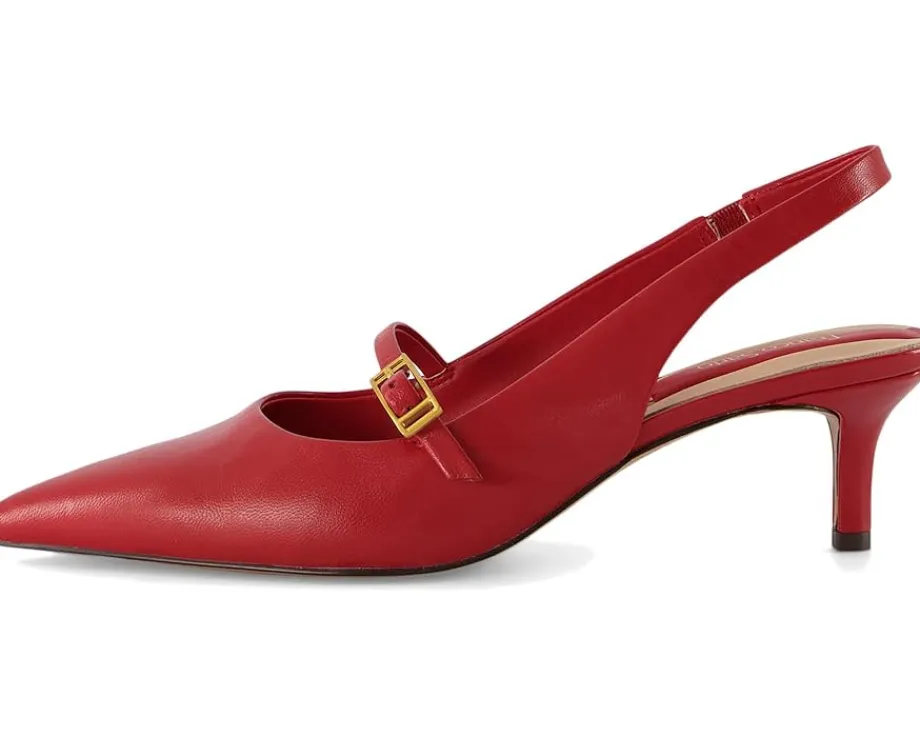 Franco Sarto Women's Khloe Pointed Toe Slingback Kitten Heel