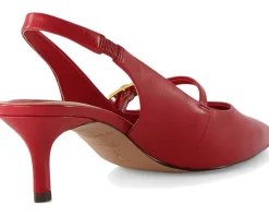 Franco Sarto Women's Khloe Pointed Toe Slingback Kitten Heel