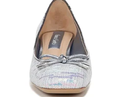 Women Franco Sarto Women's Natalia Square Toe Block Heel Pumps with Bow