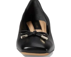 Franco Sarto Women's Natalia Square Toe Block Heel Pumps with Bow Online