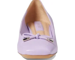 Women Franco Sarto Women's Natalia Square Toe Block Heel Pumps with Bow