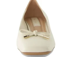 Franco Sarto Women's Natalia Square Toe Block Heel Pumps with Bow Sale